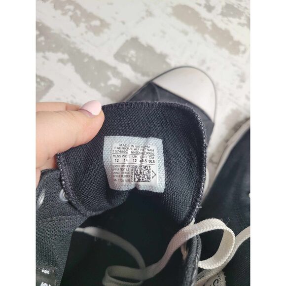 3623 Converse Chuck Taylor All Star Black Thinsulate‎ Hi-Tops Men's 12 - Picture 2 of 7